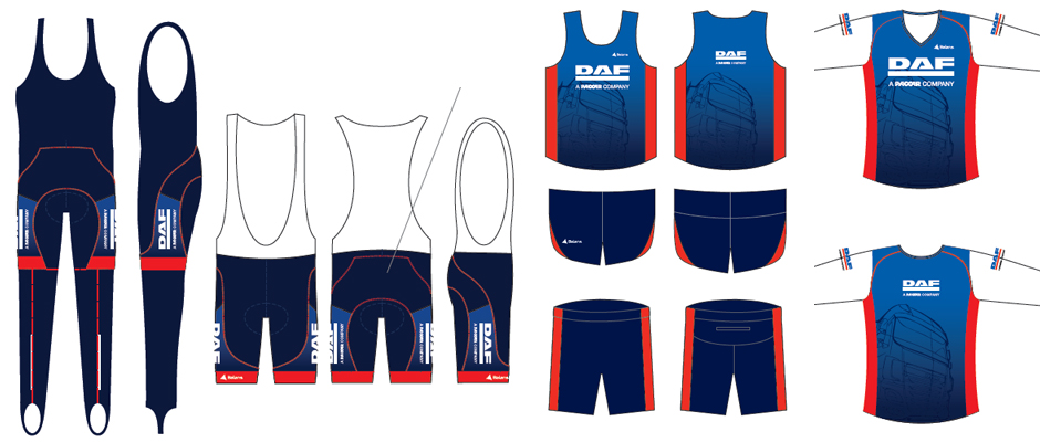 Nieuwe DAF Sportkleding